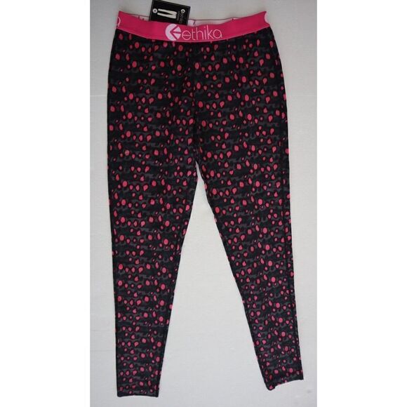 Ethika WLLP1548-AST Women’s Sz Medium Cheetah Print Full Length Leggings - Picture 1 of 7